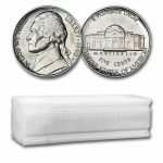 1990-P Jefferson Nickel 40-Coin Roll BU
