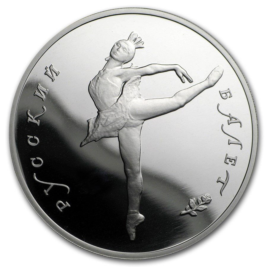 1990 Russia 1 oz Palladium Ballerina Proof