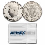 1990-S Kennedy Half Dollar 20-Coin Roll Proof