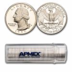 1990-S Washington Quarter 40-Coin Roll Proof