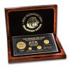 1990 Singapore 4-Coin Gold/Silver Year of the Horse Proof Set