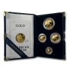 1991 4-Coin Proof American Gold Eagle Set (w/Box & COA)