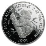 1991 Australia 2 oz Proof Platinum Koala