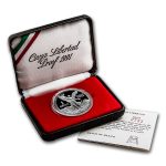 1991 Mexico 1 oz Silver Libertad Proof (w/Box & COA)
