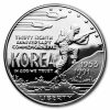 1991-P Korean War $1 Silver Commem Proof (w/Box & COA)