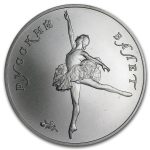 1991 Russia 1 oz Palladium Ballerina BU