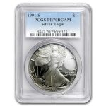 1991-S Proof American Silver Eagle PR-70 PCGS