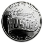 1991-S USO $1 Silver Commem Proof (w/Box & COA)