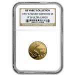 1991-W Gold $5 Commem Mount Rushmore PF-69 NGC