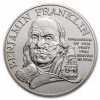 1992 1 oz Silver Ben Franklin Firefighter Medal BU (Capsule Only)