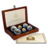 1992 6-Coin Commem Columbus Quincentenary Set BU & Pf (Box & COA)