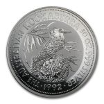 1992 Australia 10 oz Silver Kookaburra BU