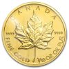 1992 Canada 1/10 oz Gold Maple Leaf BU