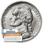 1992-D Jefferson Nickel 40-Coin Roll BU