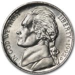 1992-D Jefferson Nickel BU