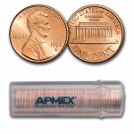 1992-D Lincoln Cent 50-Coin Roll BU