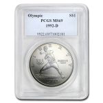 1992-D Olympic Baseball $1 Silver Commem MS-69 PCGS
