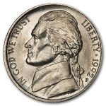 1992-P Jefferson Nickel BU