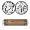 1992-P Roosevelt Dime 50-Coin Roll BU