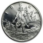 1992-S Columbus Quincentenary 1/2 Dollar Clad Prf (Capsule only)