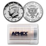 1992-S Kennedy Half Dollar 20-Coin Roll Proof