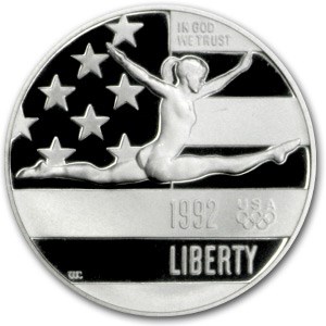 1992-S Olympic 1/2 Dollar Clad Commem Proof (Capsule only)