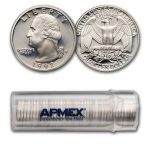 1992-S Washington Quarter 40-Coin Roll Proof (Silver)