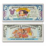 1993 $1.00 (DA) Mickey 65th, Mickey in Car CU (DIS#30)