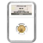 1993 1/10 oz American Gold Eagle MS-70 NGC