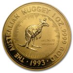 1993 Australia 1 oz Gold Nugget BU