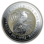 1993 Australia 10 oz Silver Kookaburra BU