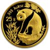 1993 China 1/4 oz Gold Panda Large Date BU (Sealed)