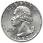 1993-D Washington Quarter BU