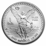 1993 Mexico 1 oz Silver Libertad BU (Abrasions)