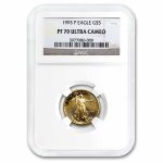 1993-P 1/10 oz Proof American Gold Eagle PF-70 UCAM NGC