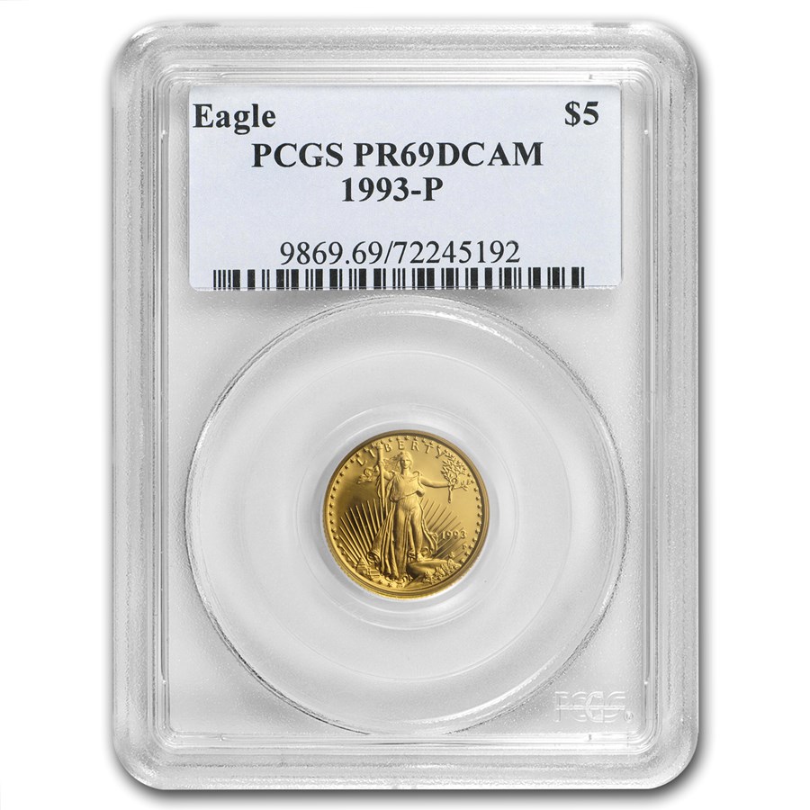 1993-P 1/10 oz Proof American Gold Eagle PR-69 PCGS