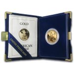 1993-P 1/2 oz Proof American Gold Eagle (w/Box & COA)