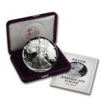 1993-P 1 oz Proof American Silver Eagle (w/Box & COA)