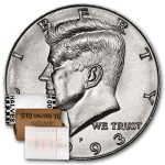1993-P Kennedy Half Dollar 20-Coin Roll BU