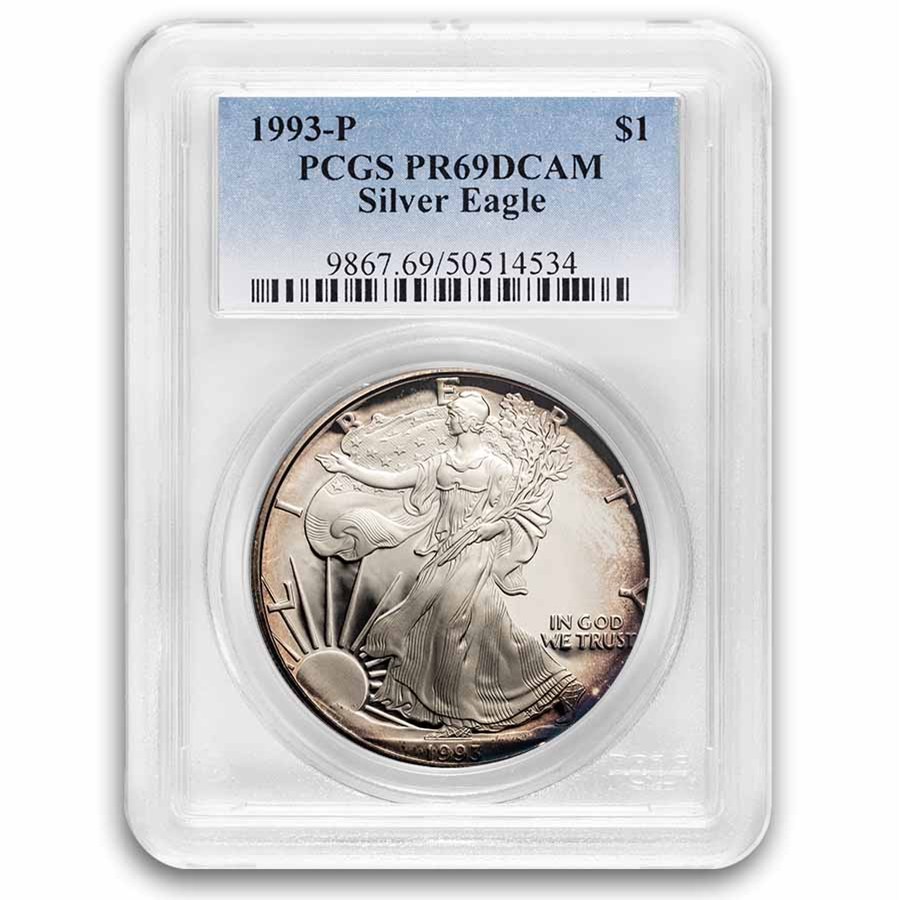 1993-P Proof American Silver Eagle PR-69 PCGS