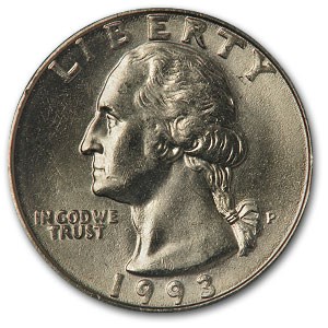 1993-P Washington Quarter BU