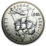 1993-P World War II 1/2 Dollar Clad Commem BU (Capsule only)