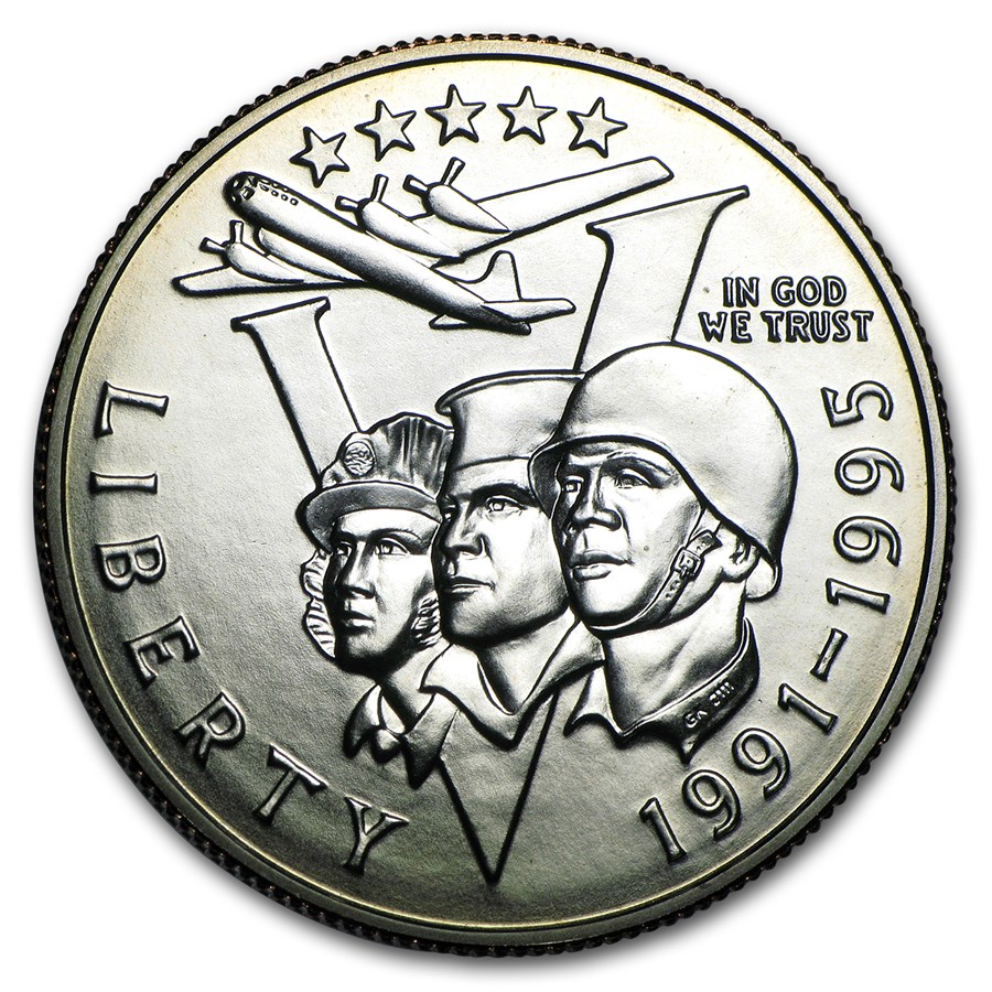 1993-P World War II 1/2 Dollar Clad Commem BU (Capsule only)