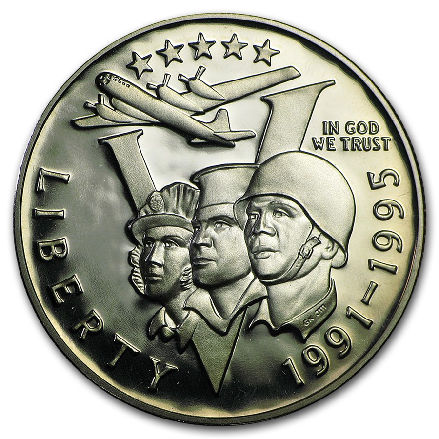 1993-P World War II 1/2 Dollar Clad Commem Proof (Capsule only)