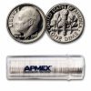 1993-S Roosevelt Dime 50-Coin Roll Gem Proof (Silver)