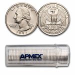 1993-S Washington Quarter 40-Coin Roll Proof