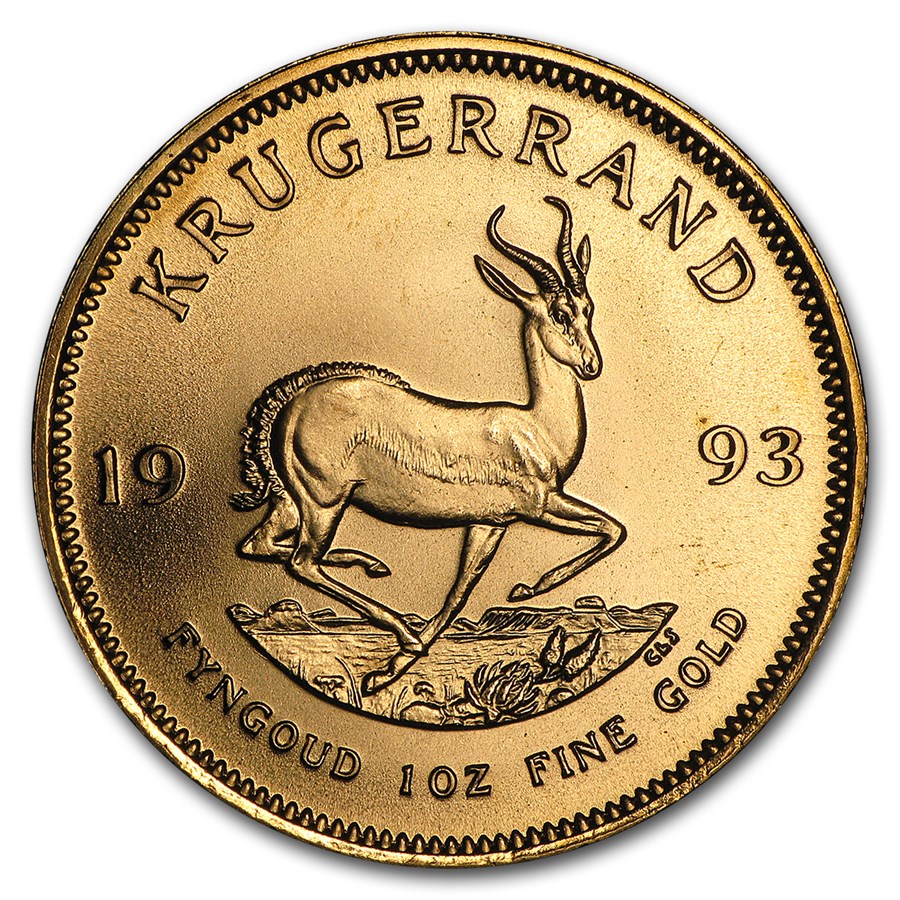 1993 South Africa 1 oz Gold Krugerrand BU