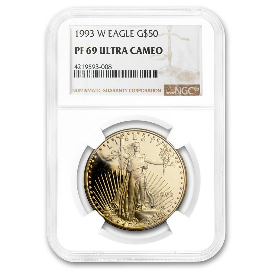 1993-W 1 oz Proof American Gold Eagle PF-69 NGC