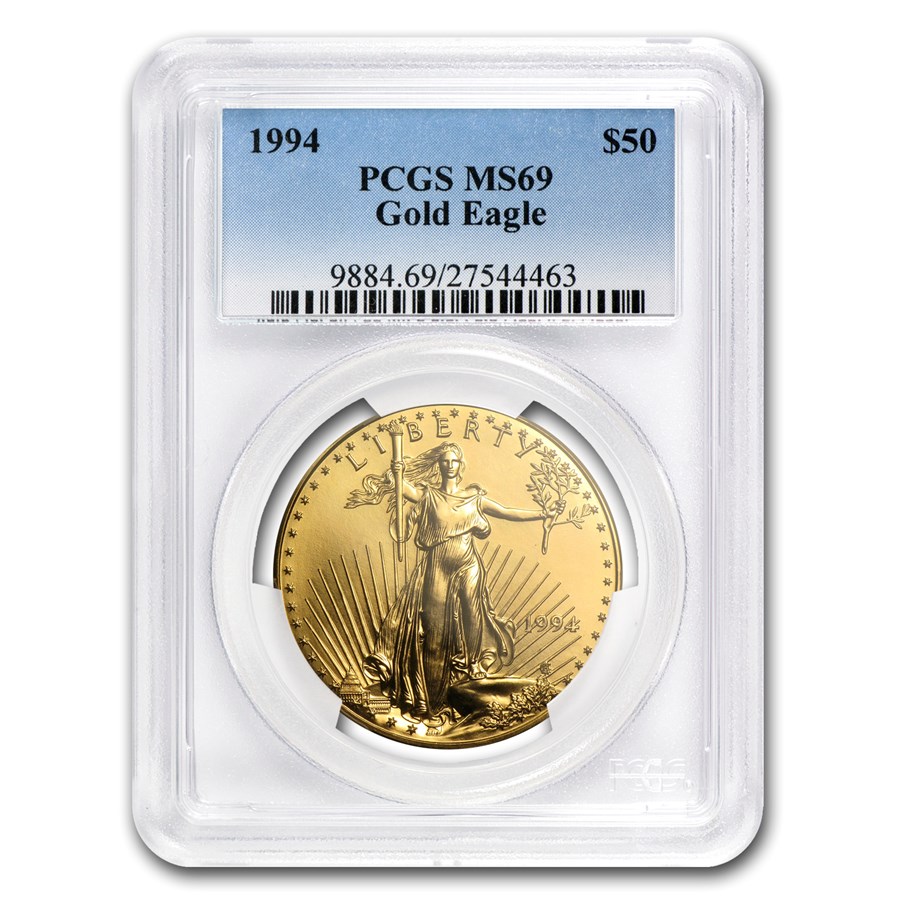 1994 1 oz American Gold Eagle MS-69 PCGS