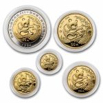 1994 China 5-Coin Gold Panda Proof Set (with COA)